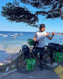 Francesco Ciullo pronto per l'avventura in bicicletta in Europa