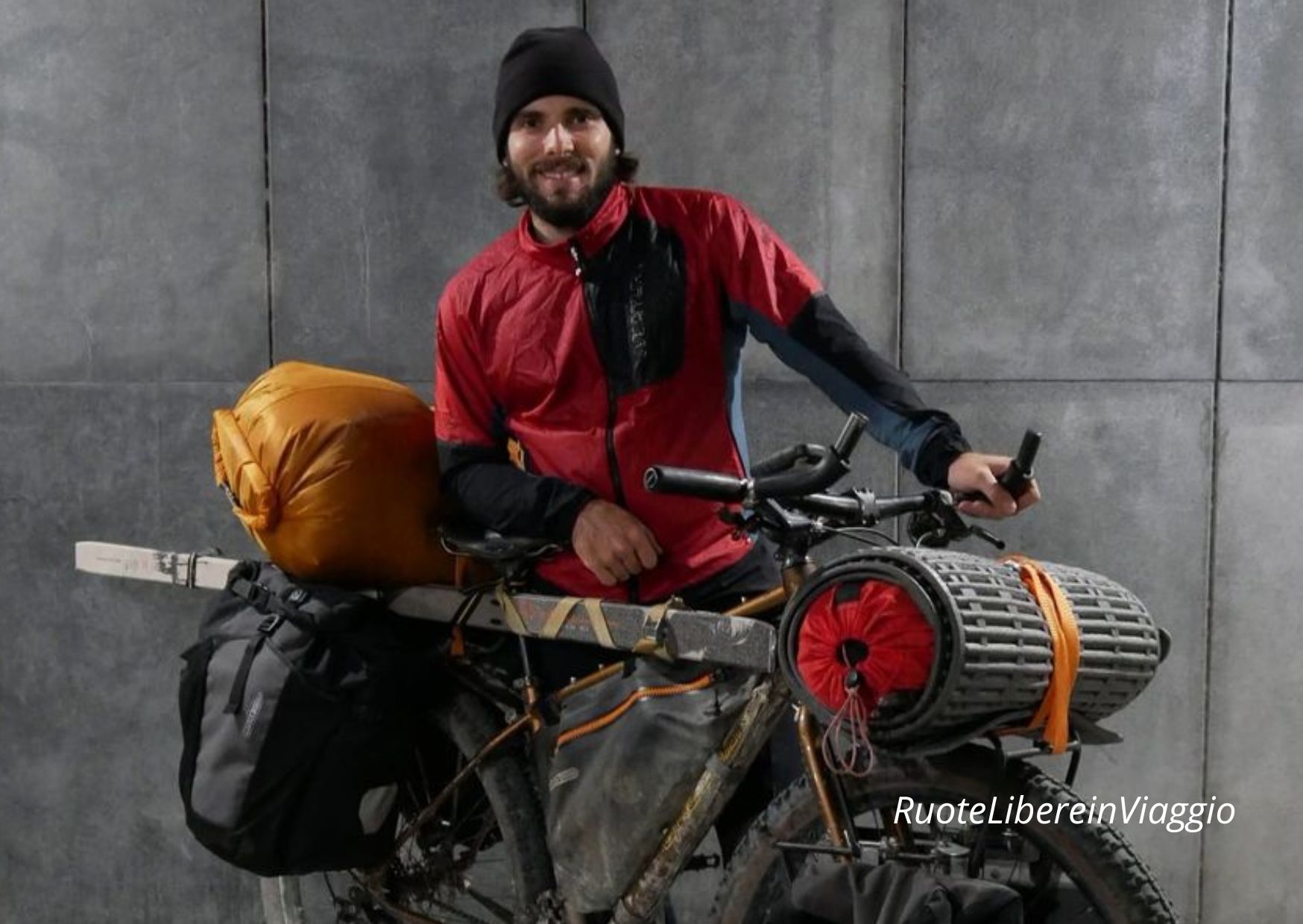 Lorenzo Barone avventura in bicicletta al circolo polare artico
