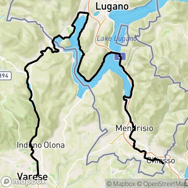 Percorso cicloturistico da Varese a Lugano