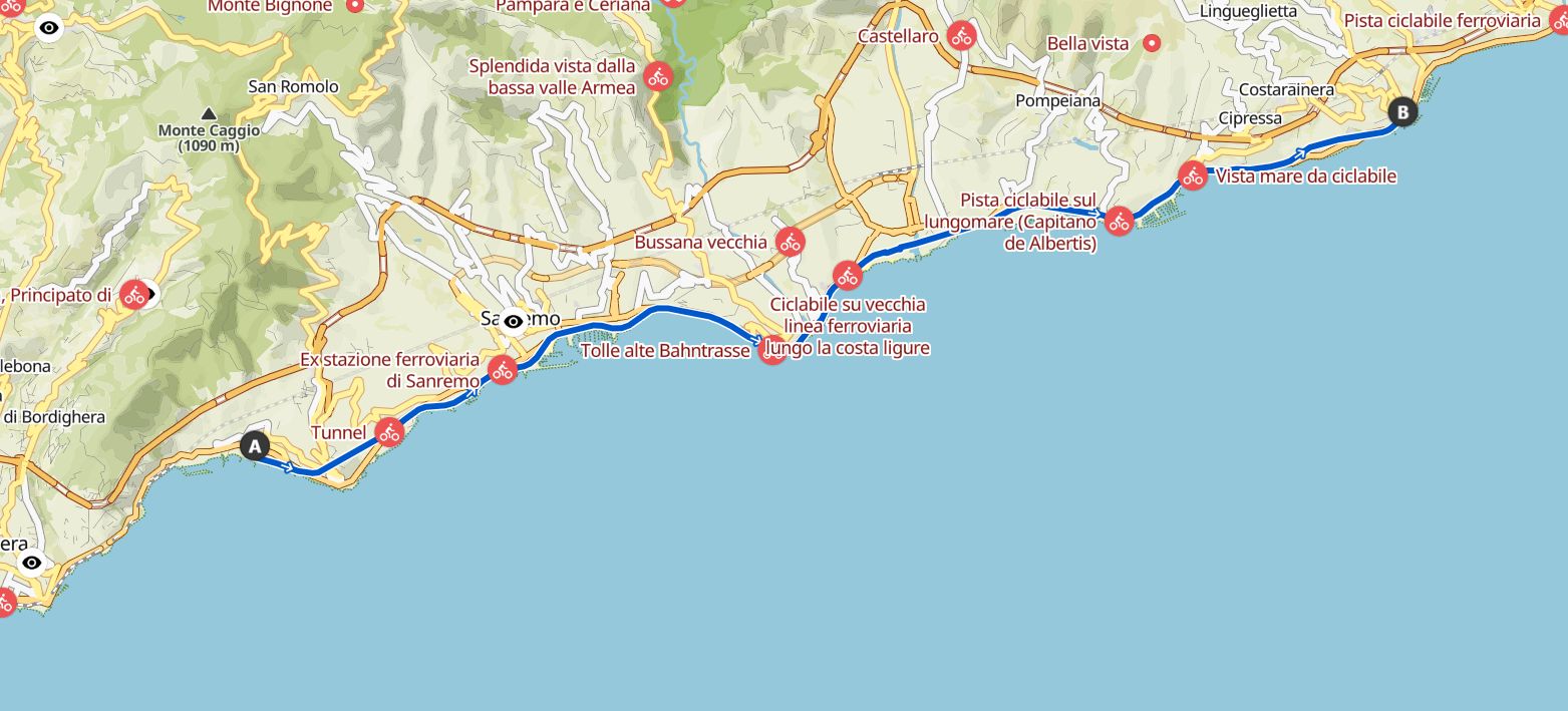Ciclabile della Riviera dei Fiori